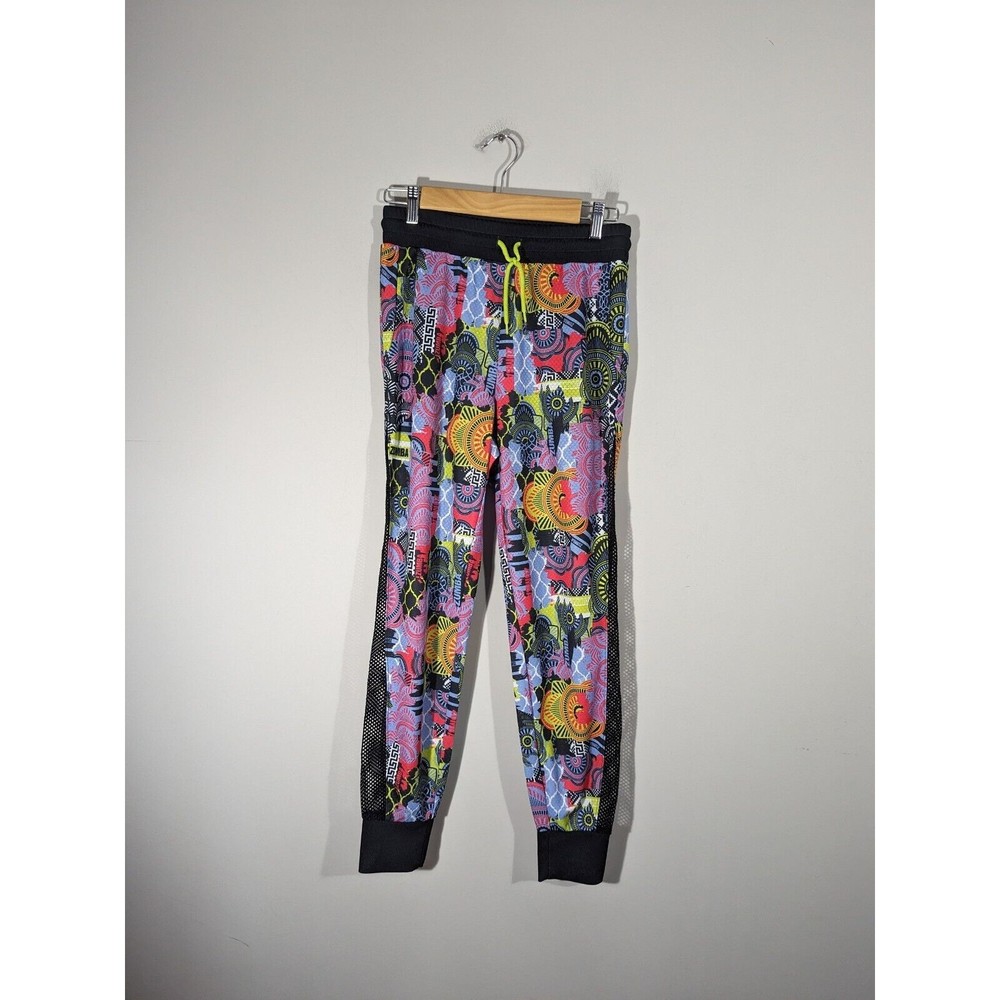 Zumba EUC Workout Athletic Multicolor Dance Pants Women Size S